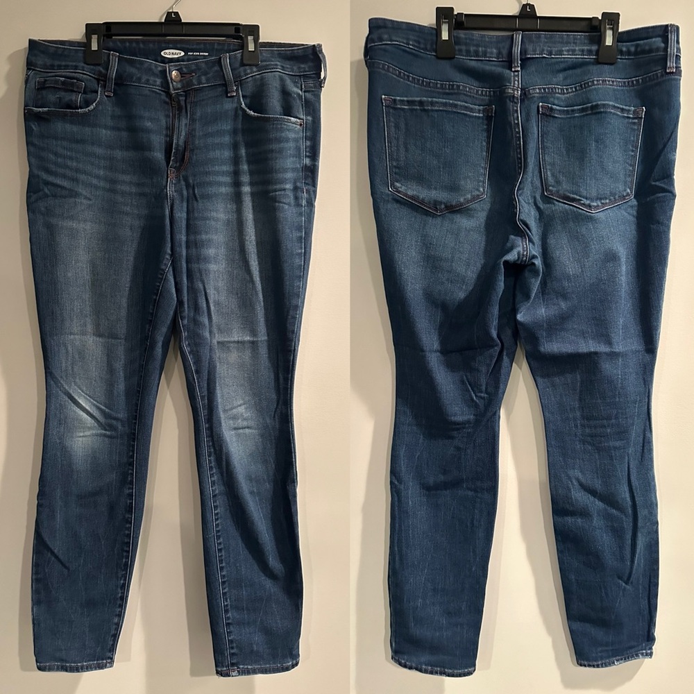 Old Navy Pop Icon Skinny Jean Medium Wash 12